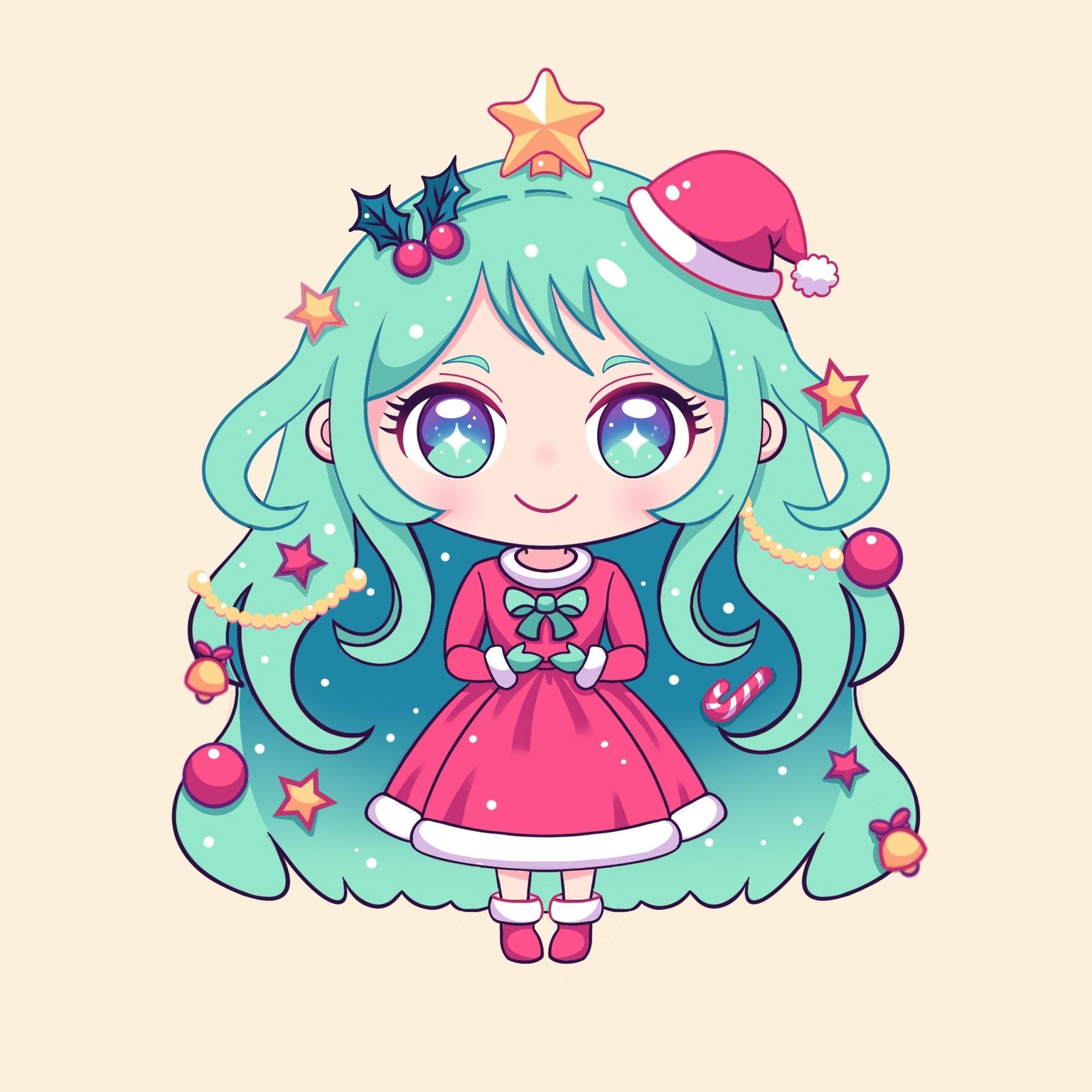 Christmas Tree Girl - image 1 - student project