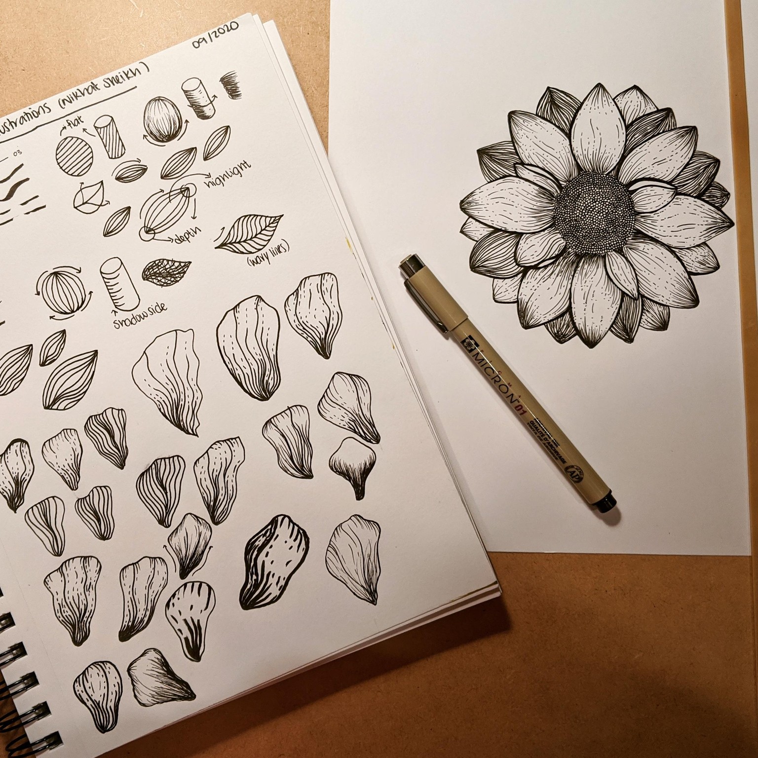 Notes & Flower - image 1 - student project