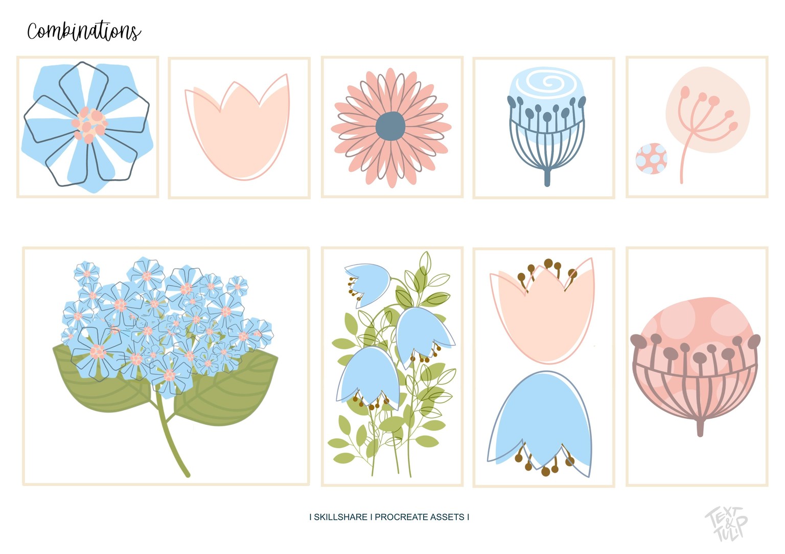 Erstellen eigener Blumenstempel auf Procreate - image 2 - student project