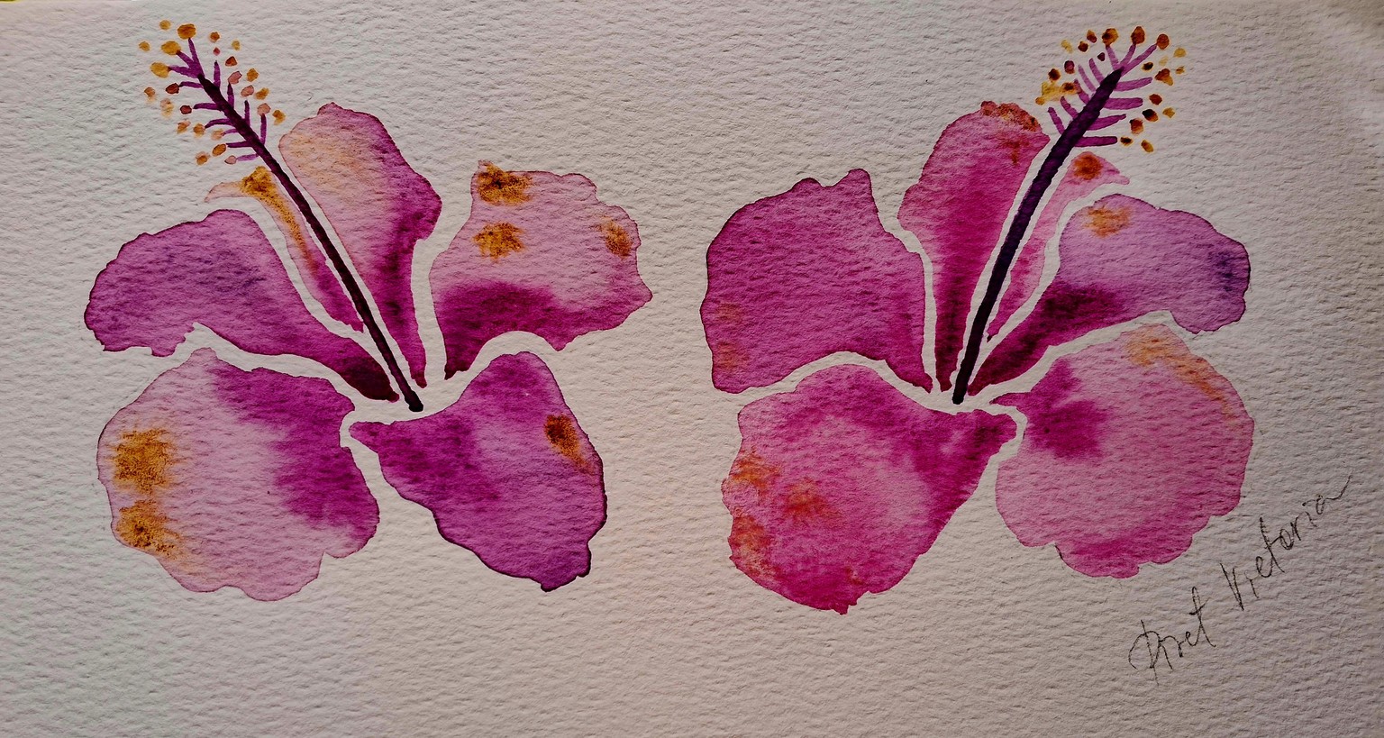 Botanical Watercolors with a Modern Twist - image 3 - student project