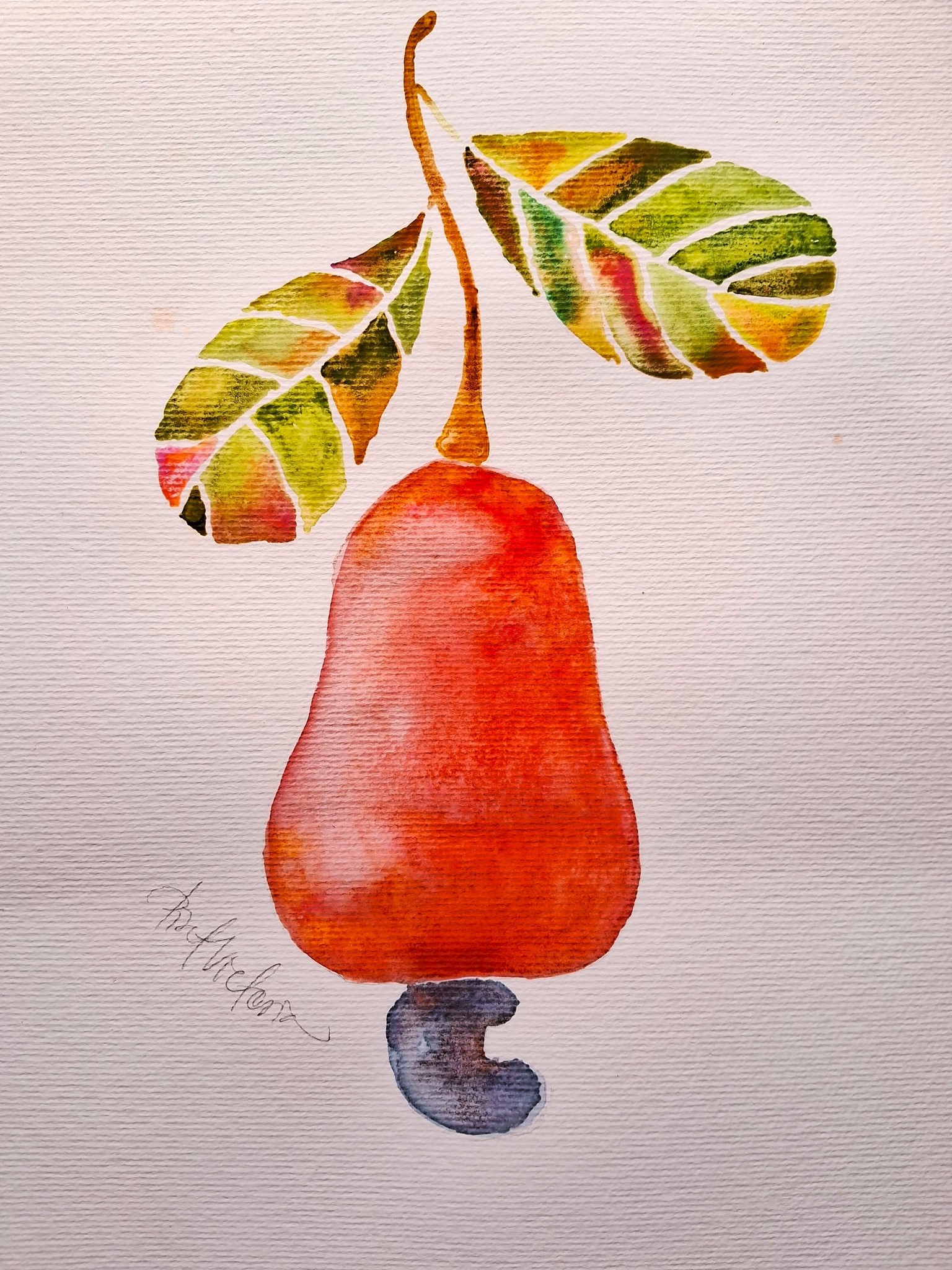 Botanical Watercolors with a Modern Twist - image 4 - student project