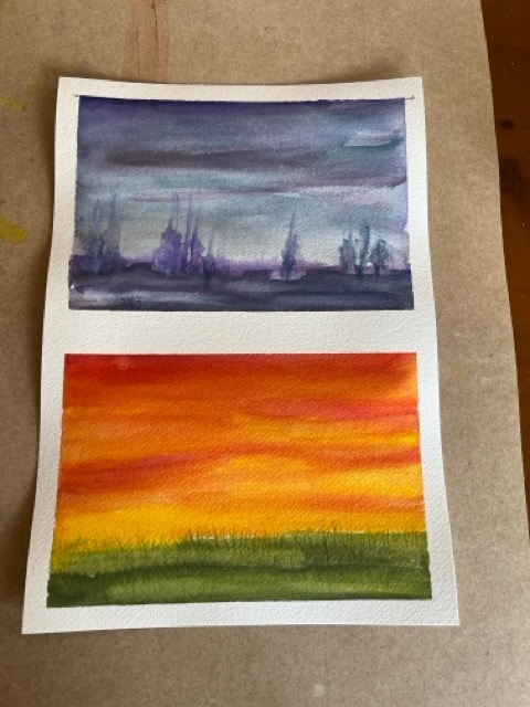 Colourful Landscape Project - image 1 - student project