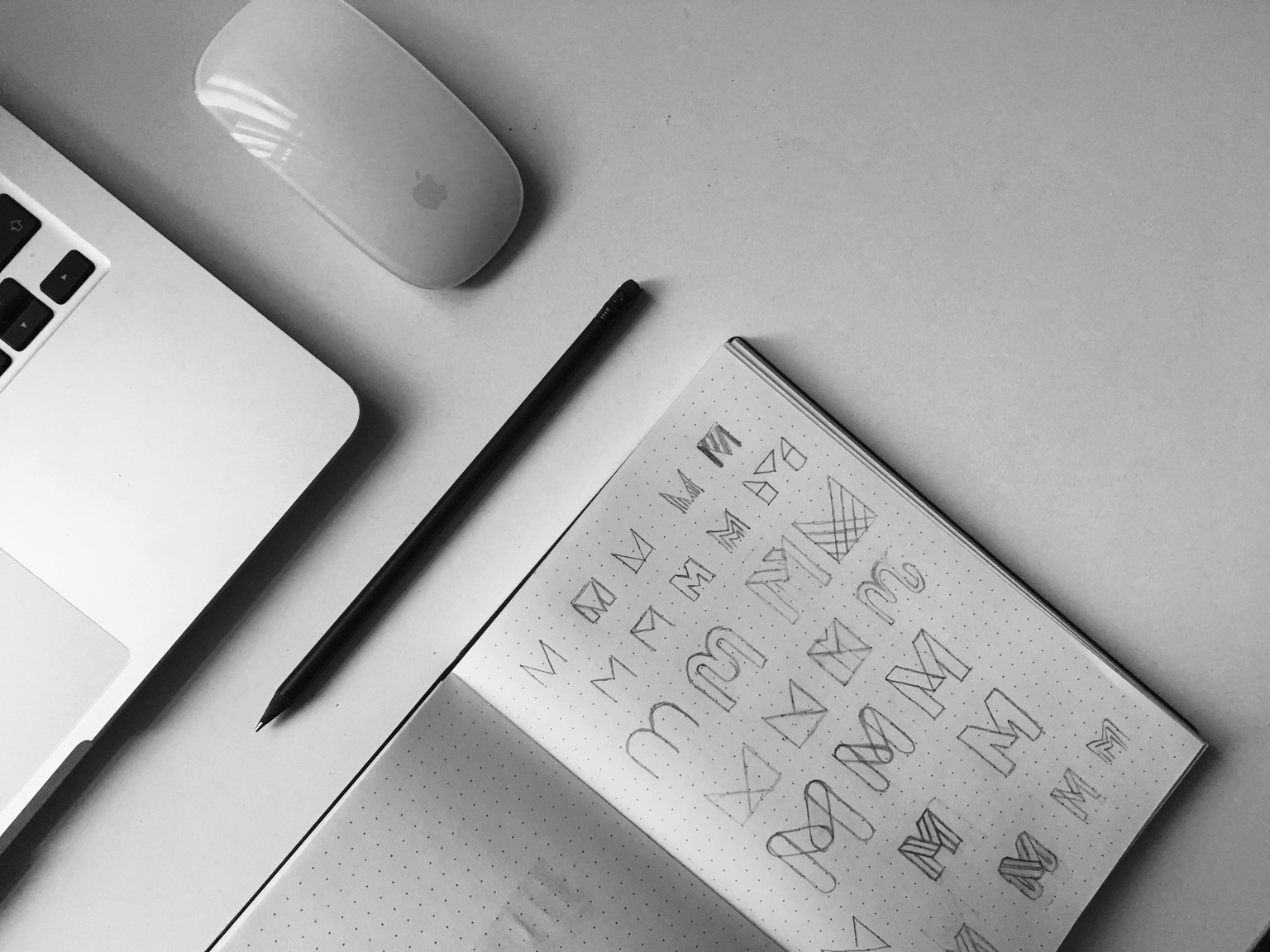 Letter M grid logo - image 1 - student project