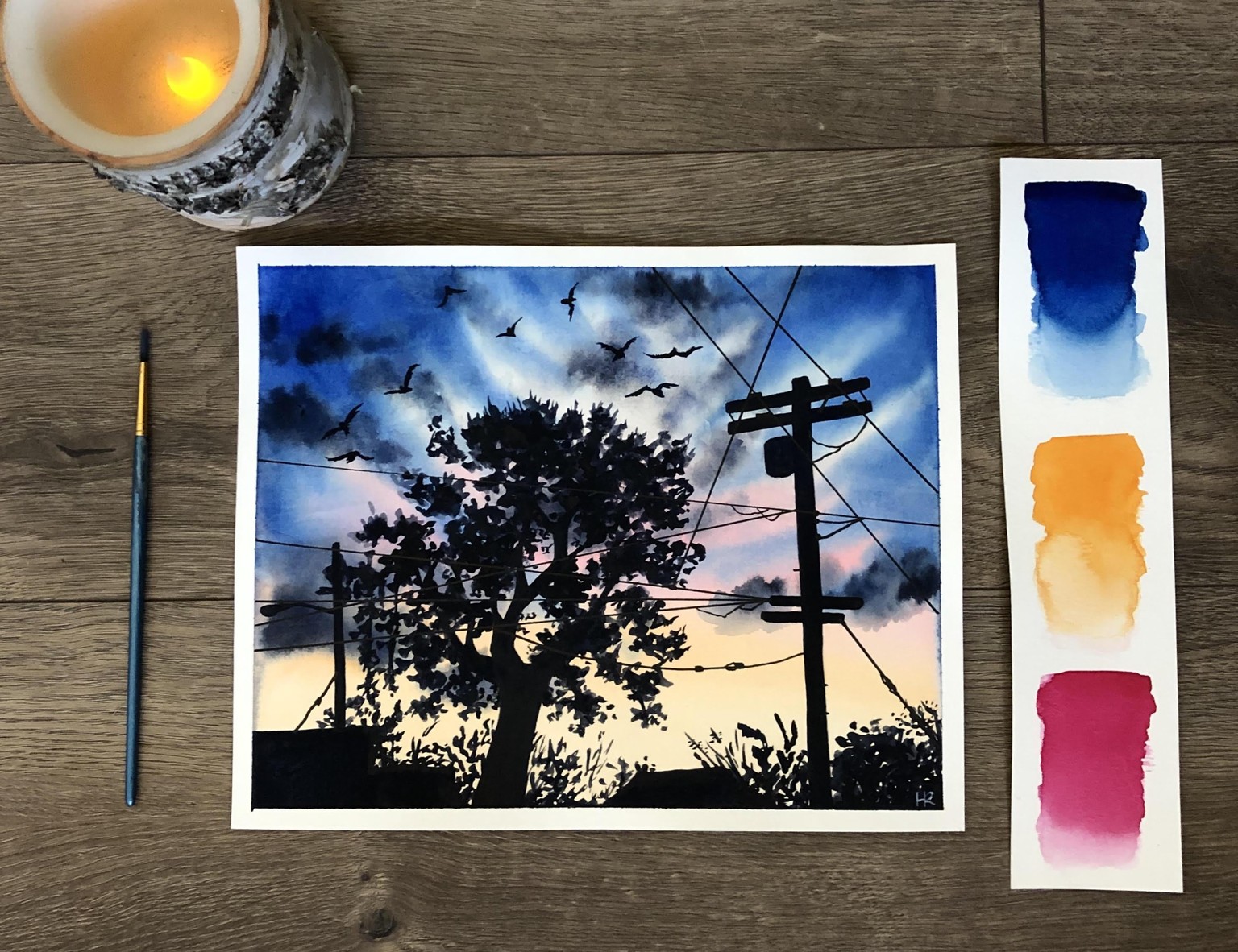 This is my first ever #100dayproject with watercolors - image 6 - student project