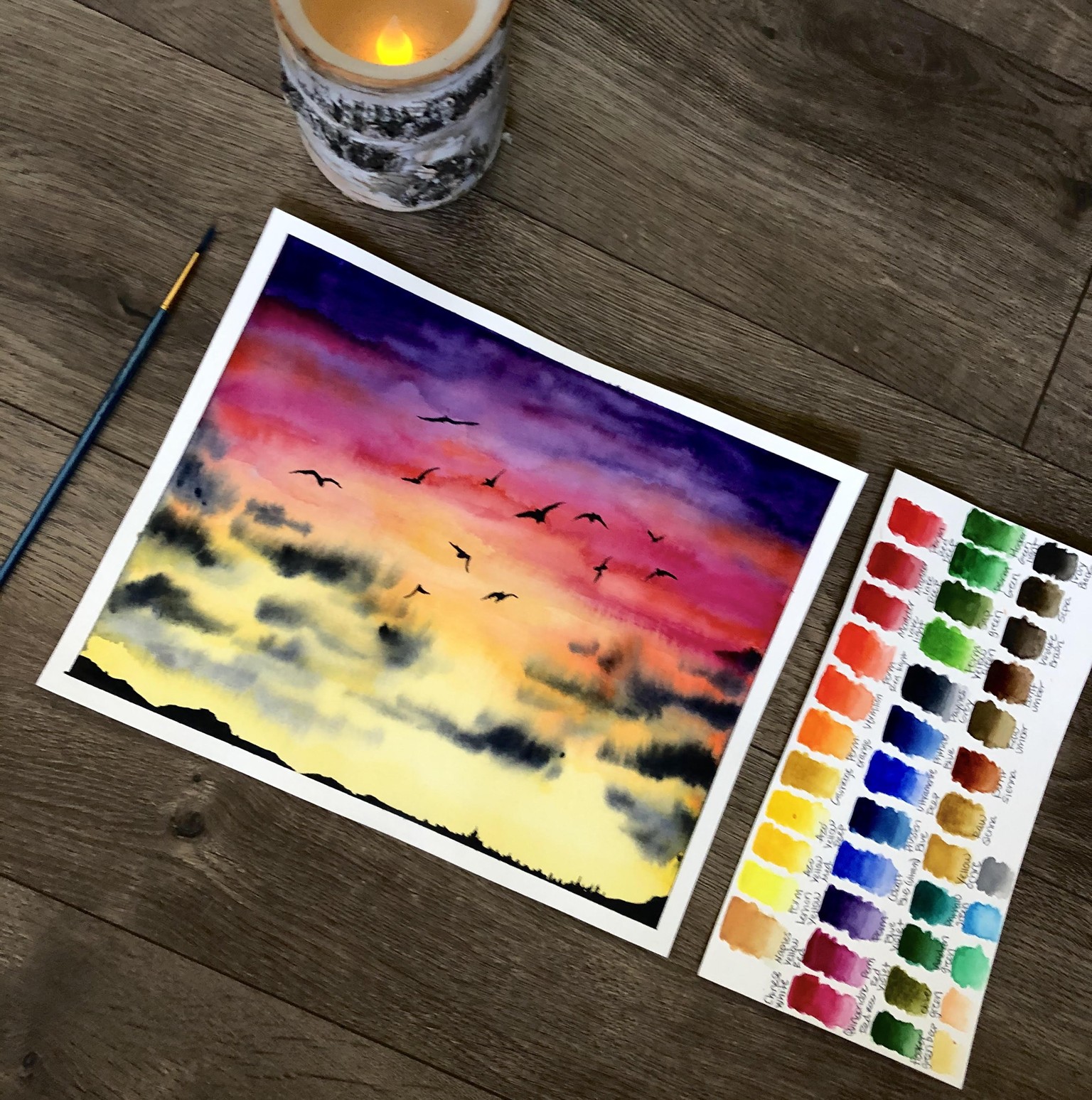 This is my first ever #100dayproject with watercolors - image 7 - student project