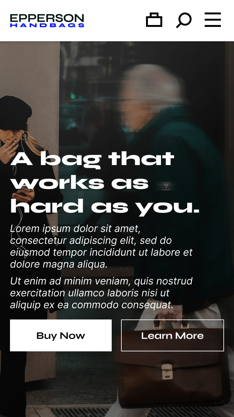 Epperson Handbags - Figma UI UX Design Essentials - image 16 - student project