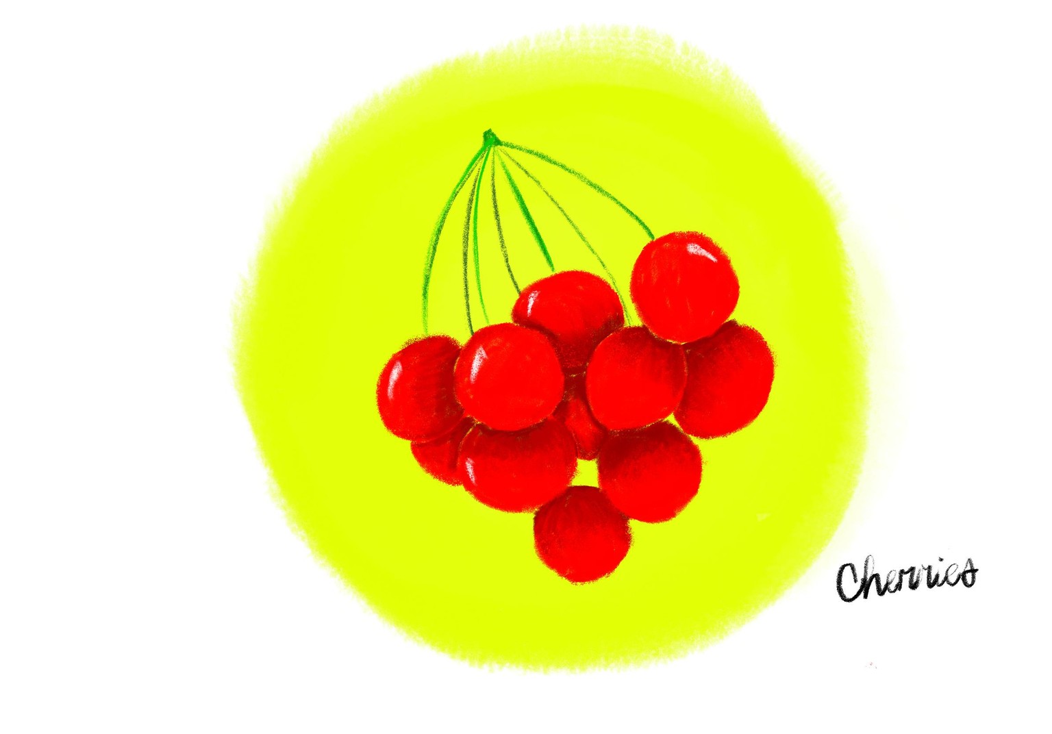 Cherries Illustration - image 1 - student project