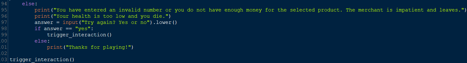 Python project:  videogame merchant - image 3 - student project