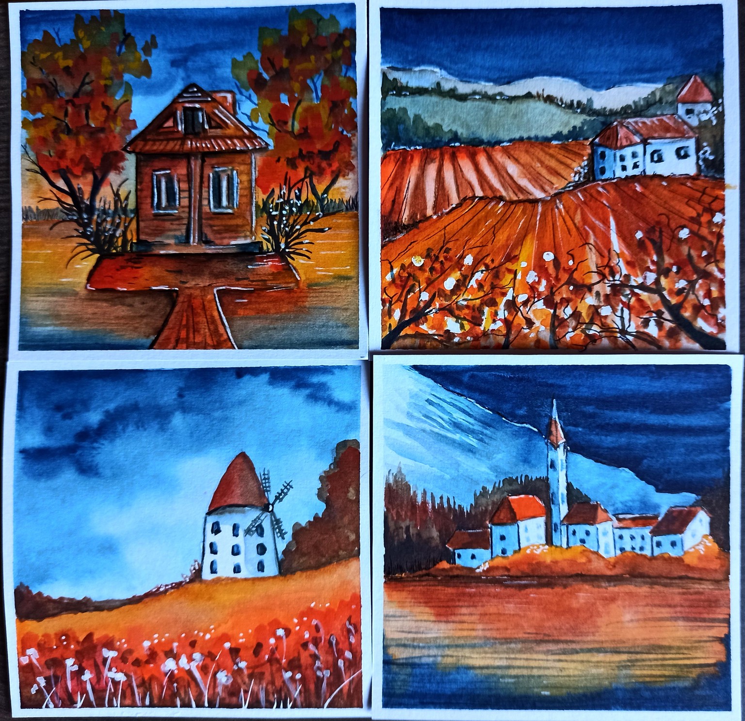 autumn paintings - image 2 - student project