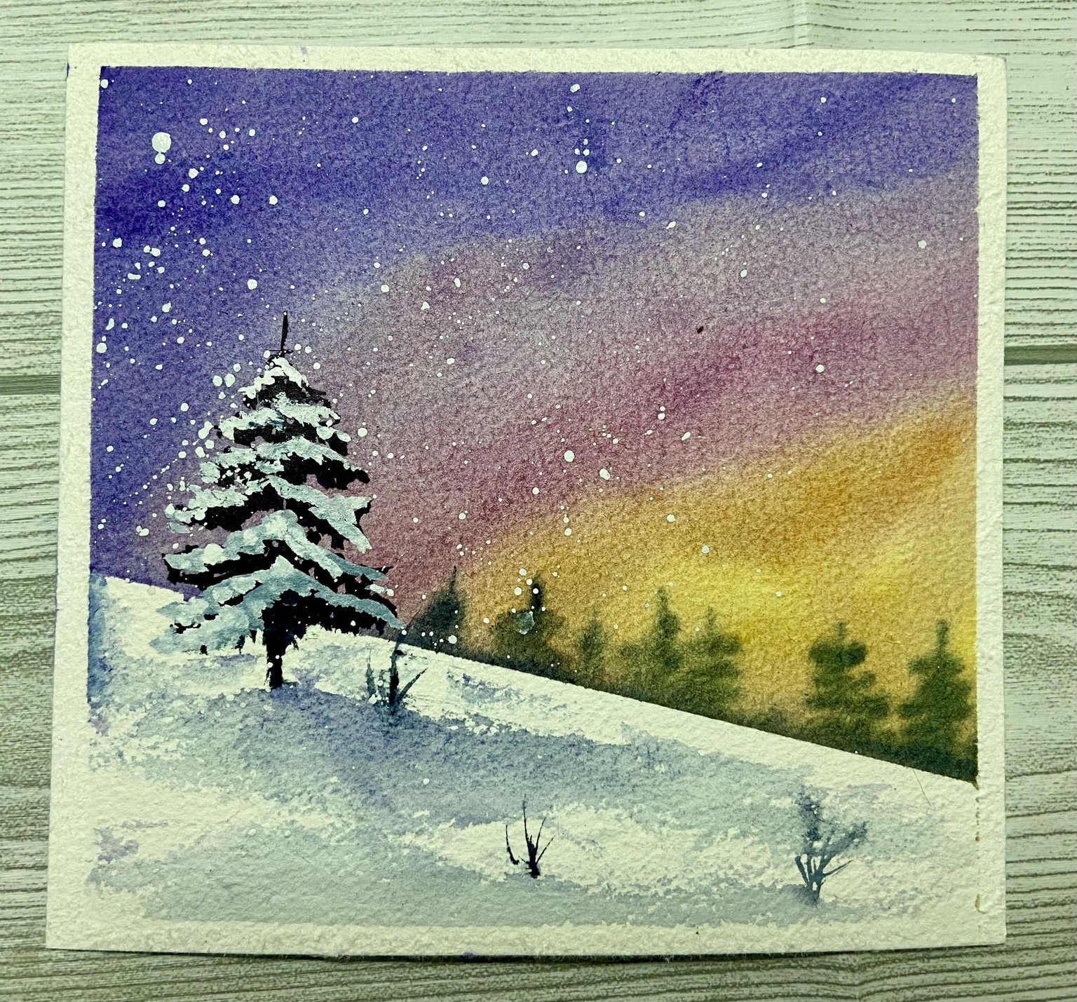 Winter landscape - image 3 - student project