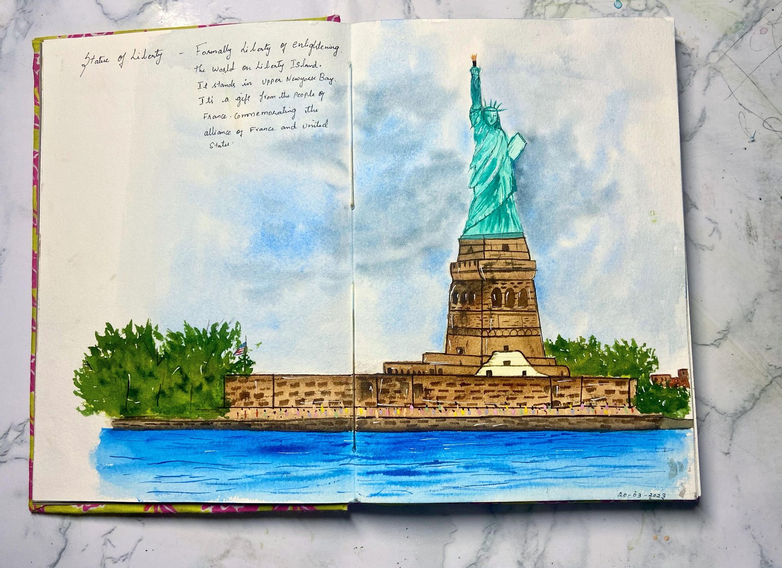 Travel sketch series - image 2 - student project