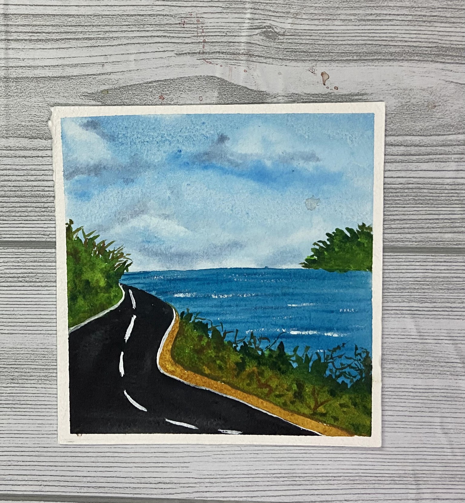 21 days Watercolor  seascape - image 3 - student project