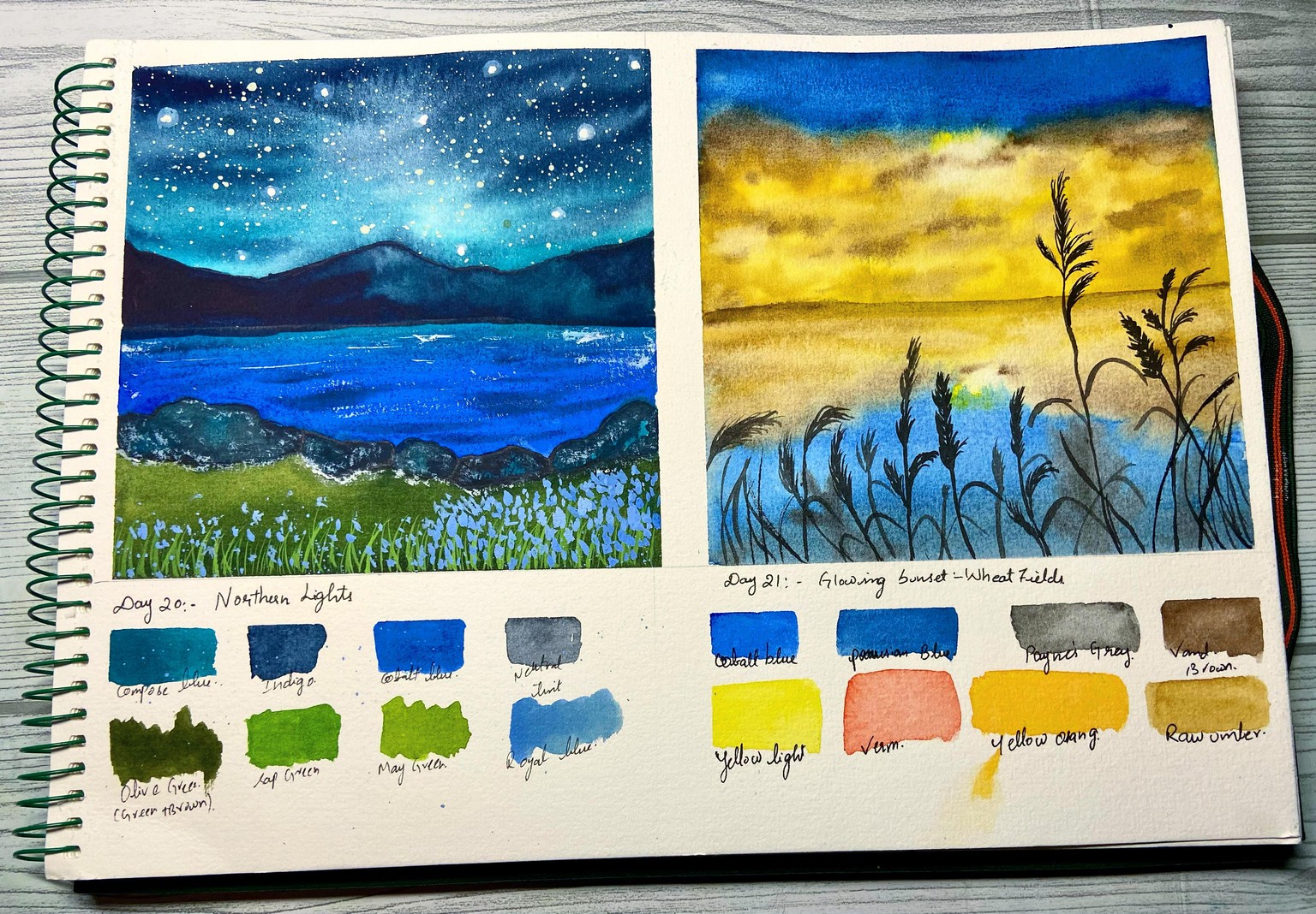 30days watercolour  landscape by Uma - image 5 - student project