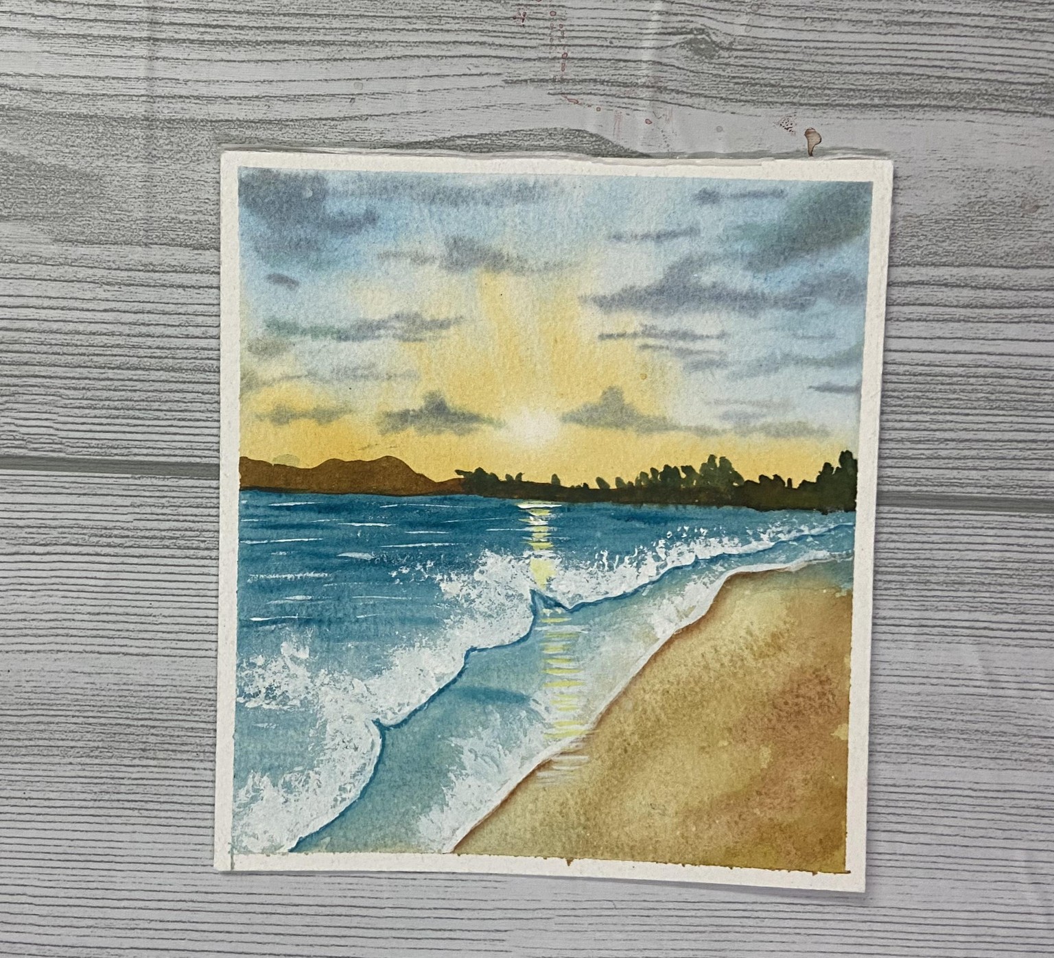 21 days Watercolor  seascape - image 2 - student project