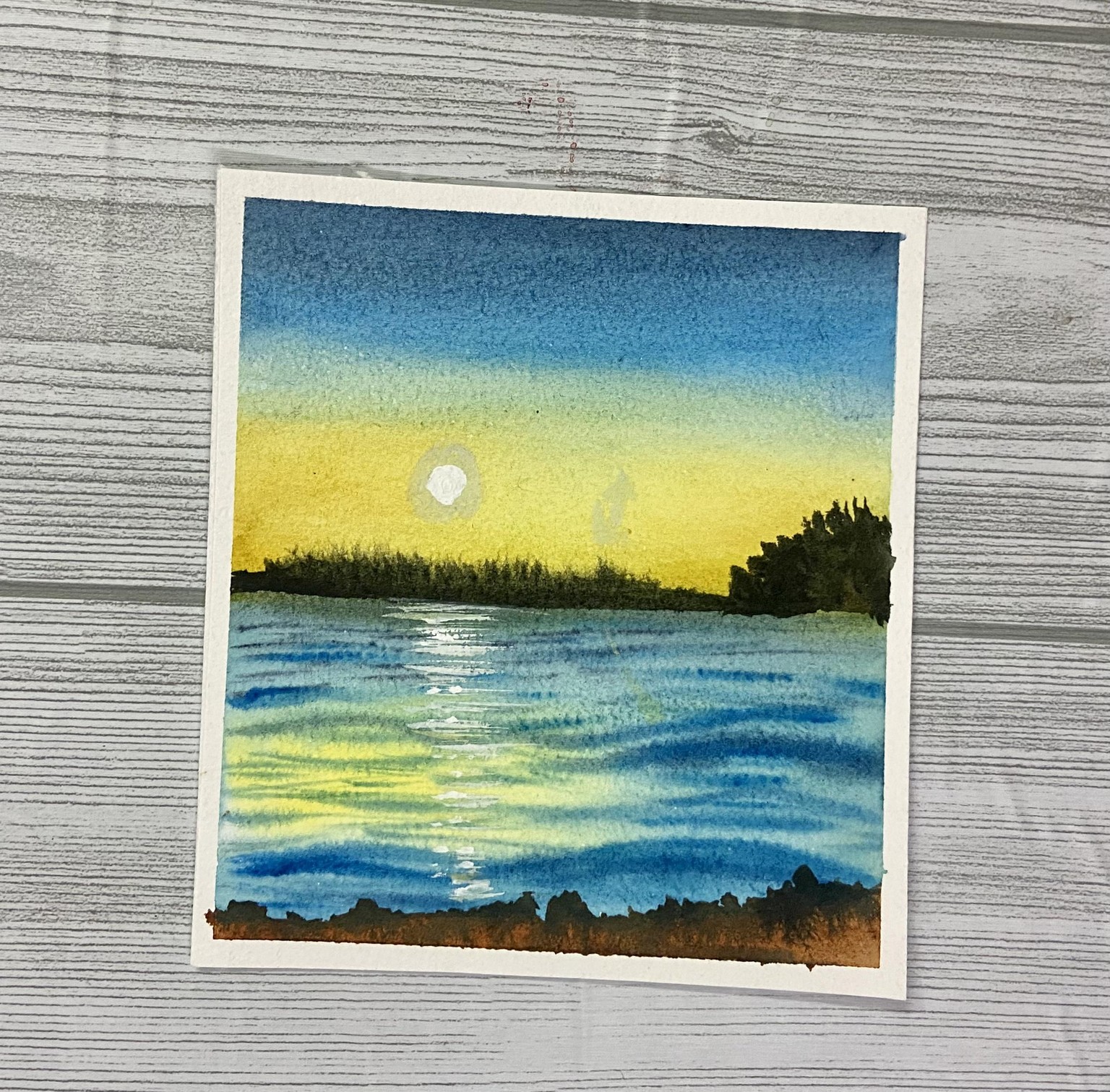21 days Watercolor  seascape - image 1 - student project