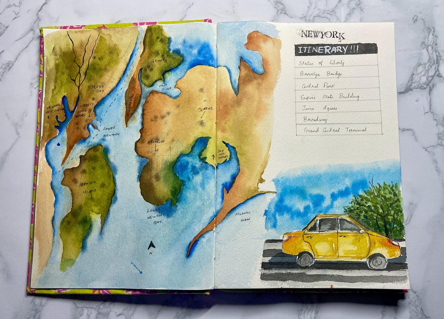 Travel sketch series - image 3 - student project