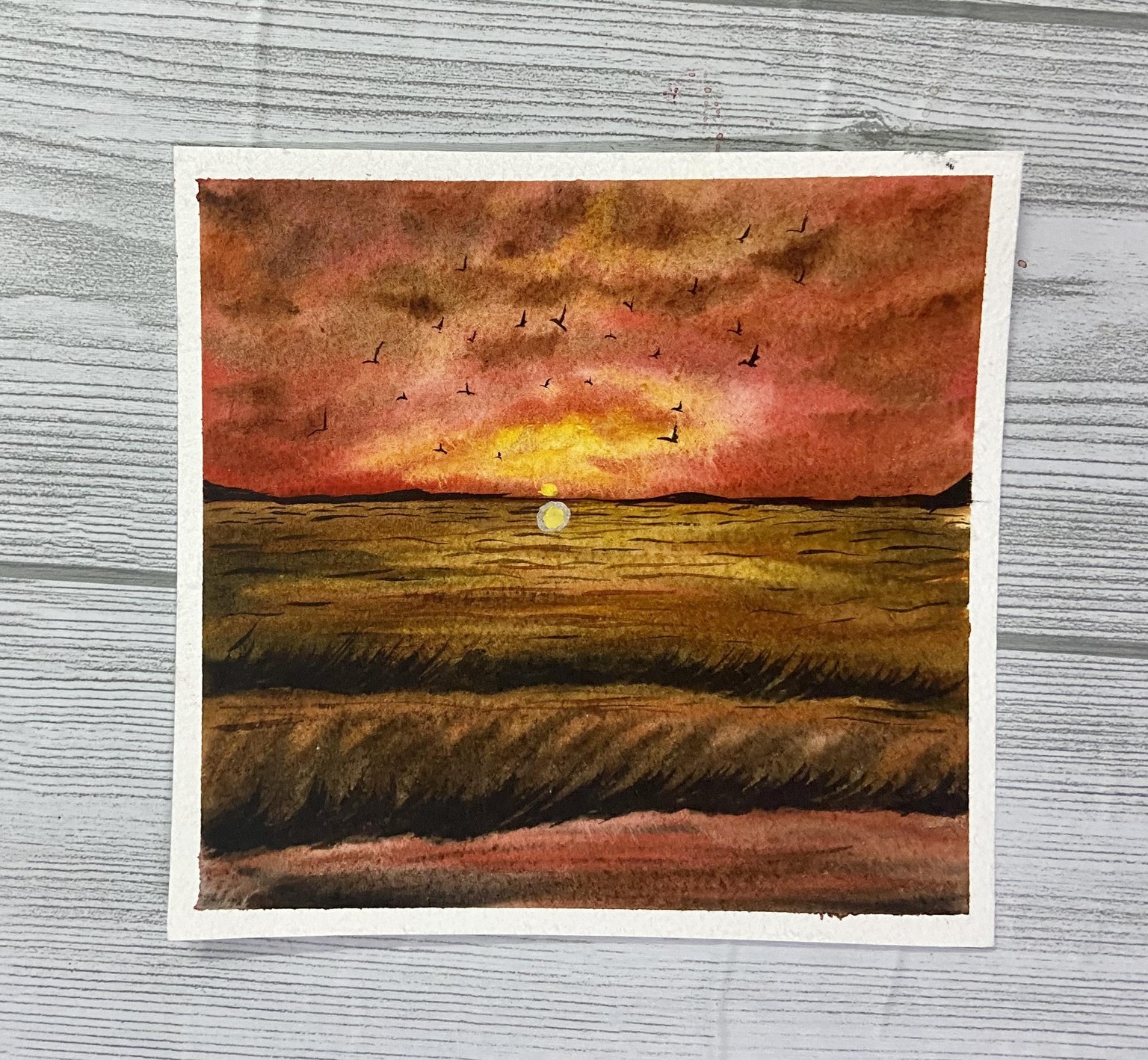 21 days Watercolor  seascape - image 5 - student project