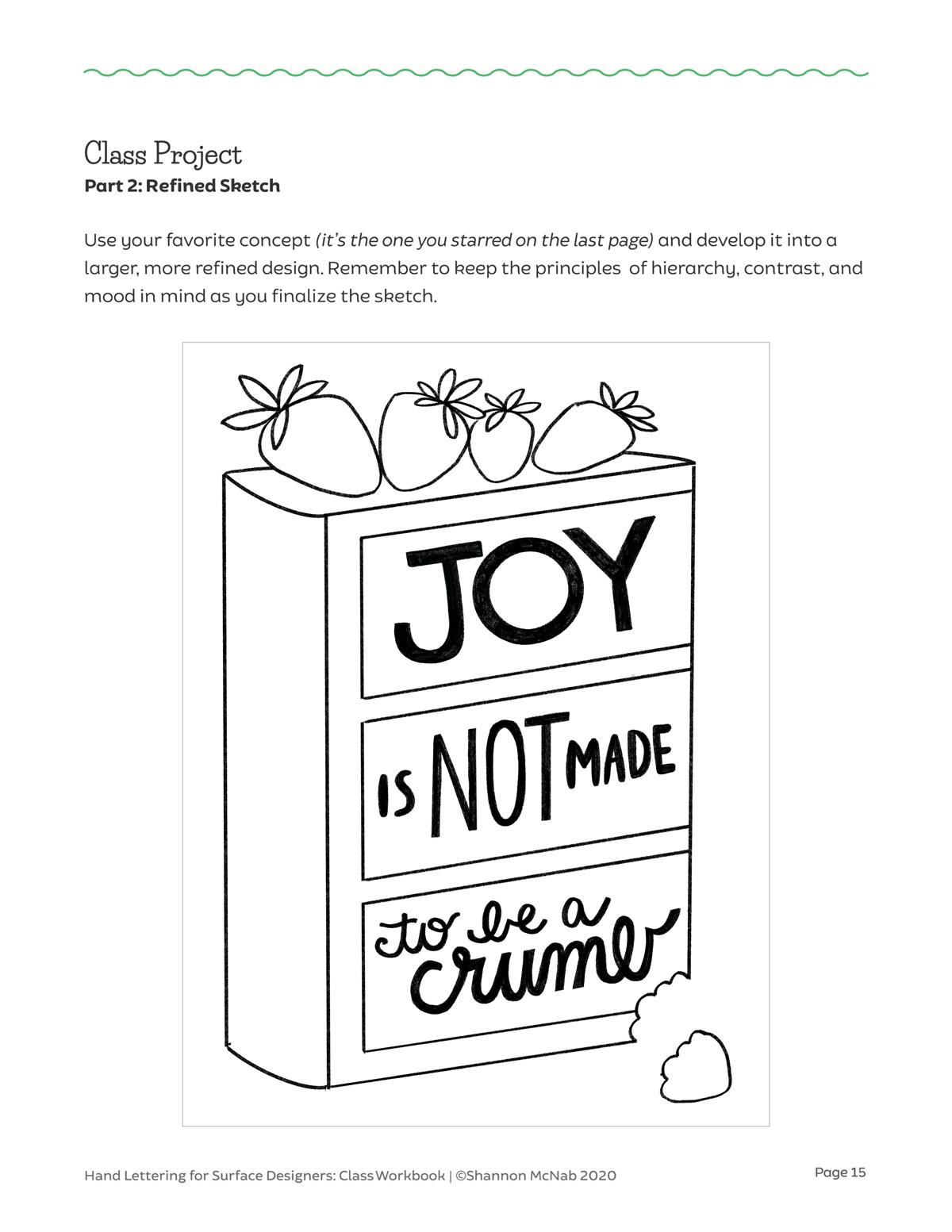 Joy is Not Made to Be a Crumb - image 2 - student project