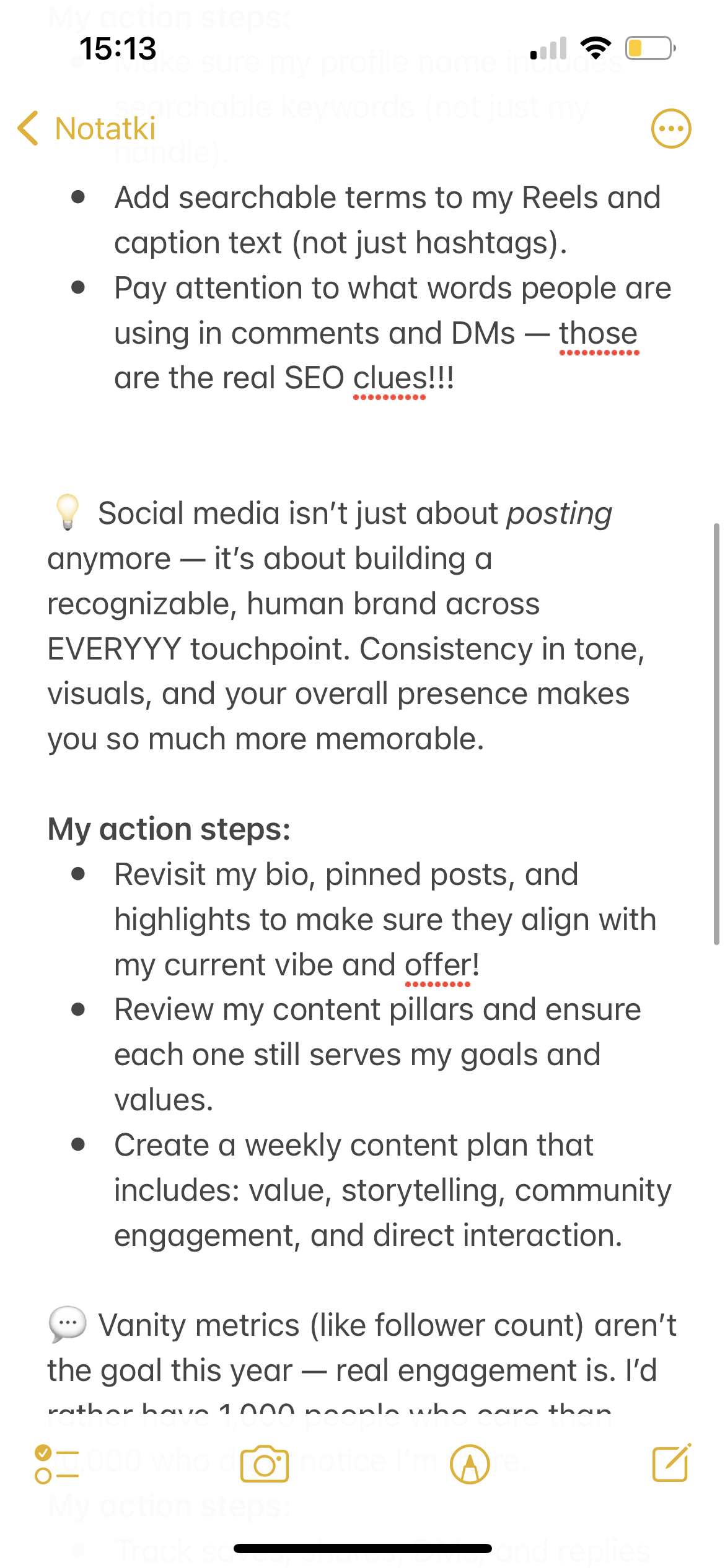 A little peek at my notes - image 2 - student project