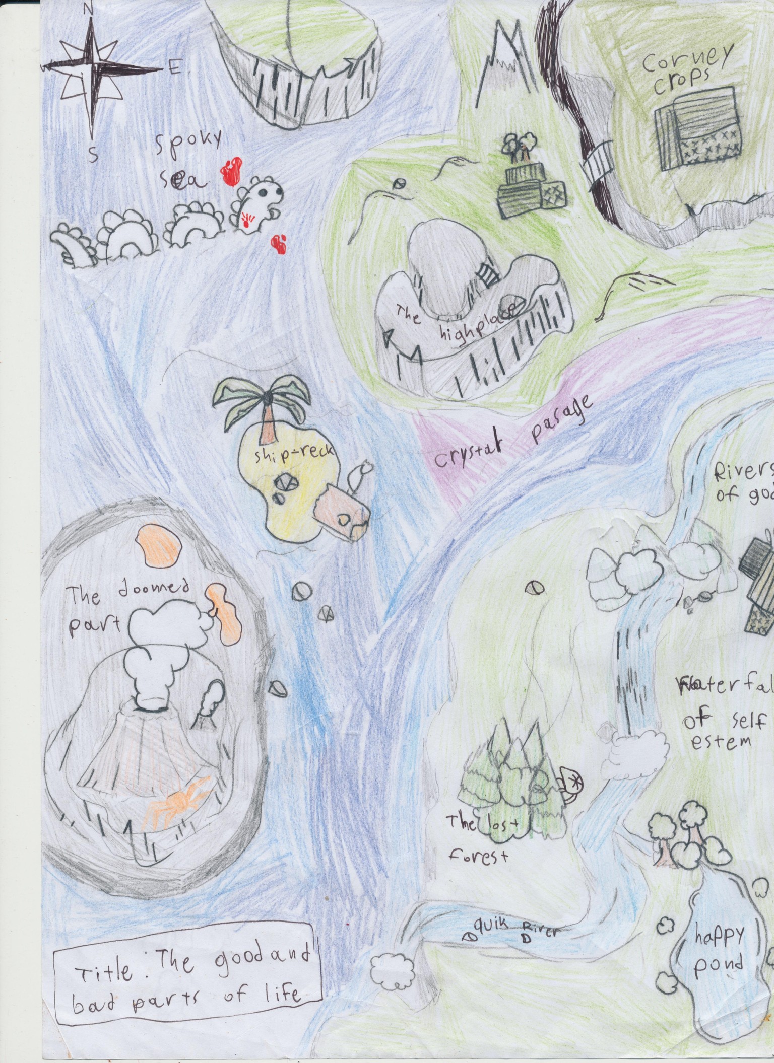 My son's map - image 1 - student project