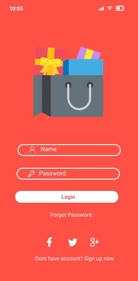 Online Shopping App - image 1 - student project