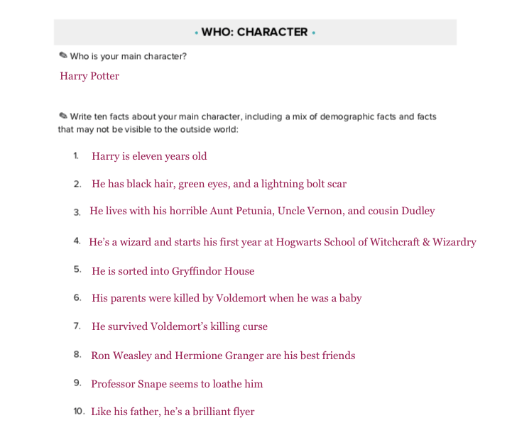 Plot in Harry Potter - image 1 - student project