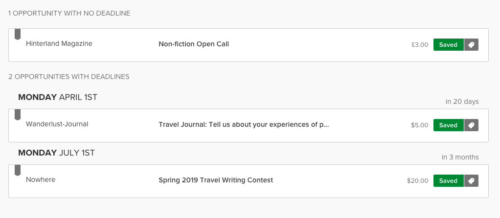 Submitting My Travel Pieces - image 1 - student project