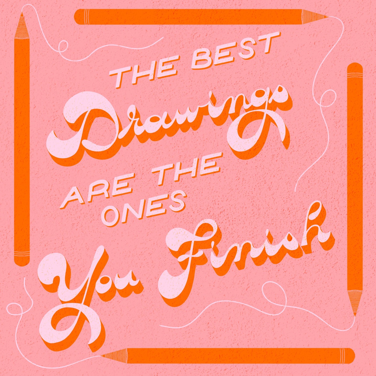 70s Lettering in Procreate - image 6 - student project
