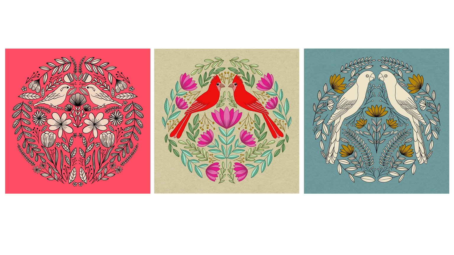 Folk Art Illustrations in Procreate - image 3 - student project