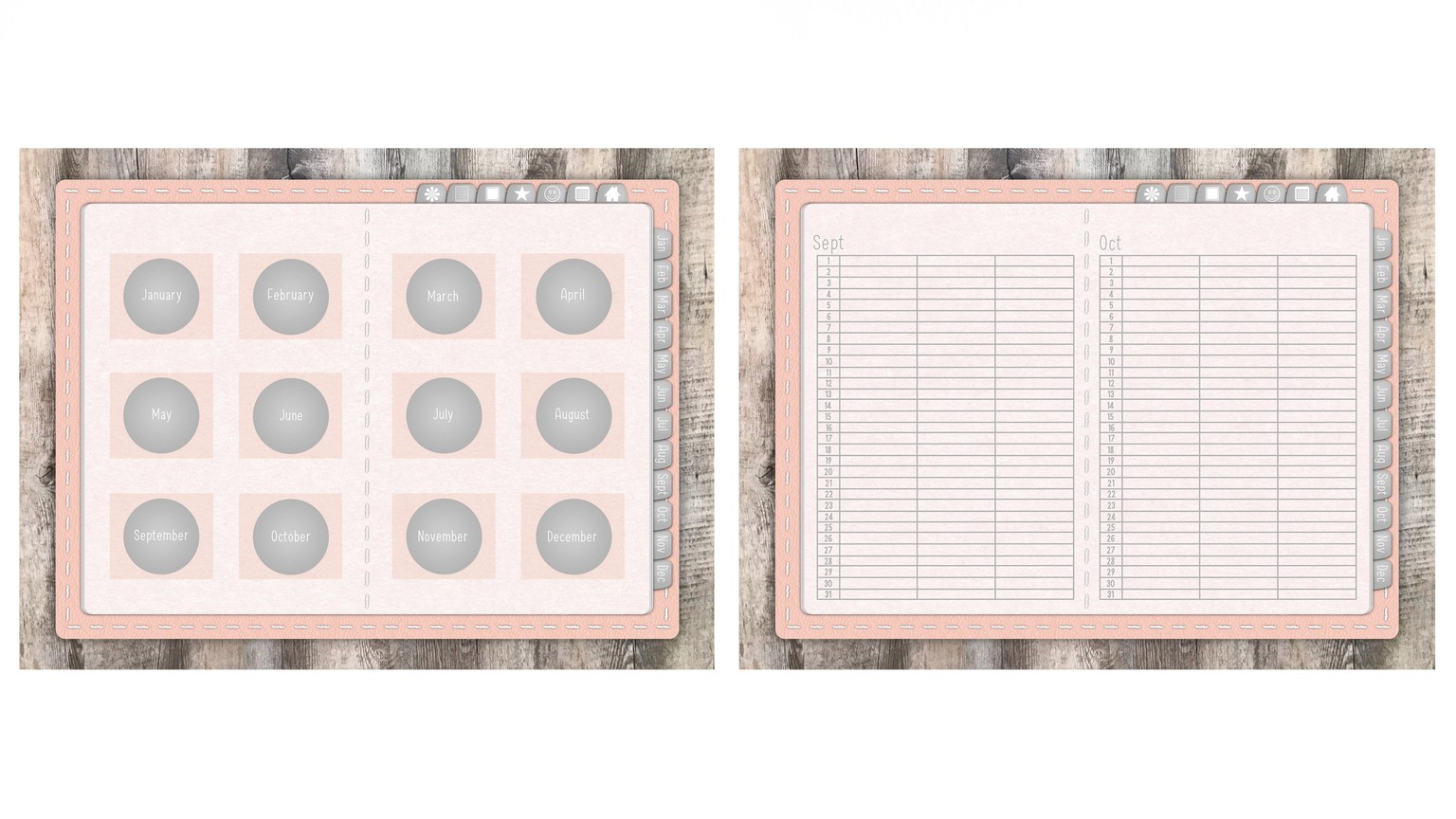 Pastel Pink Planner - image 4 - student project