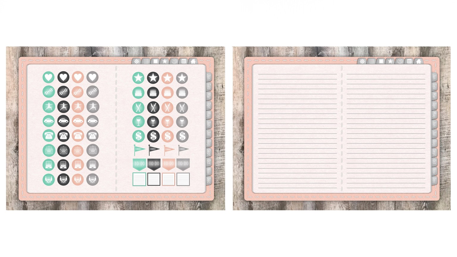 Pastel Pink Planner - image 5 - student project