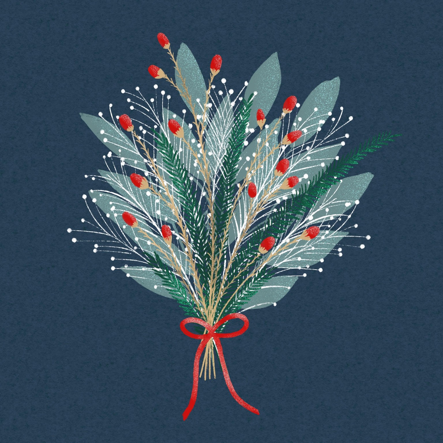 Winter Illustrations Made in Procreate - image 2 - student project