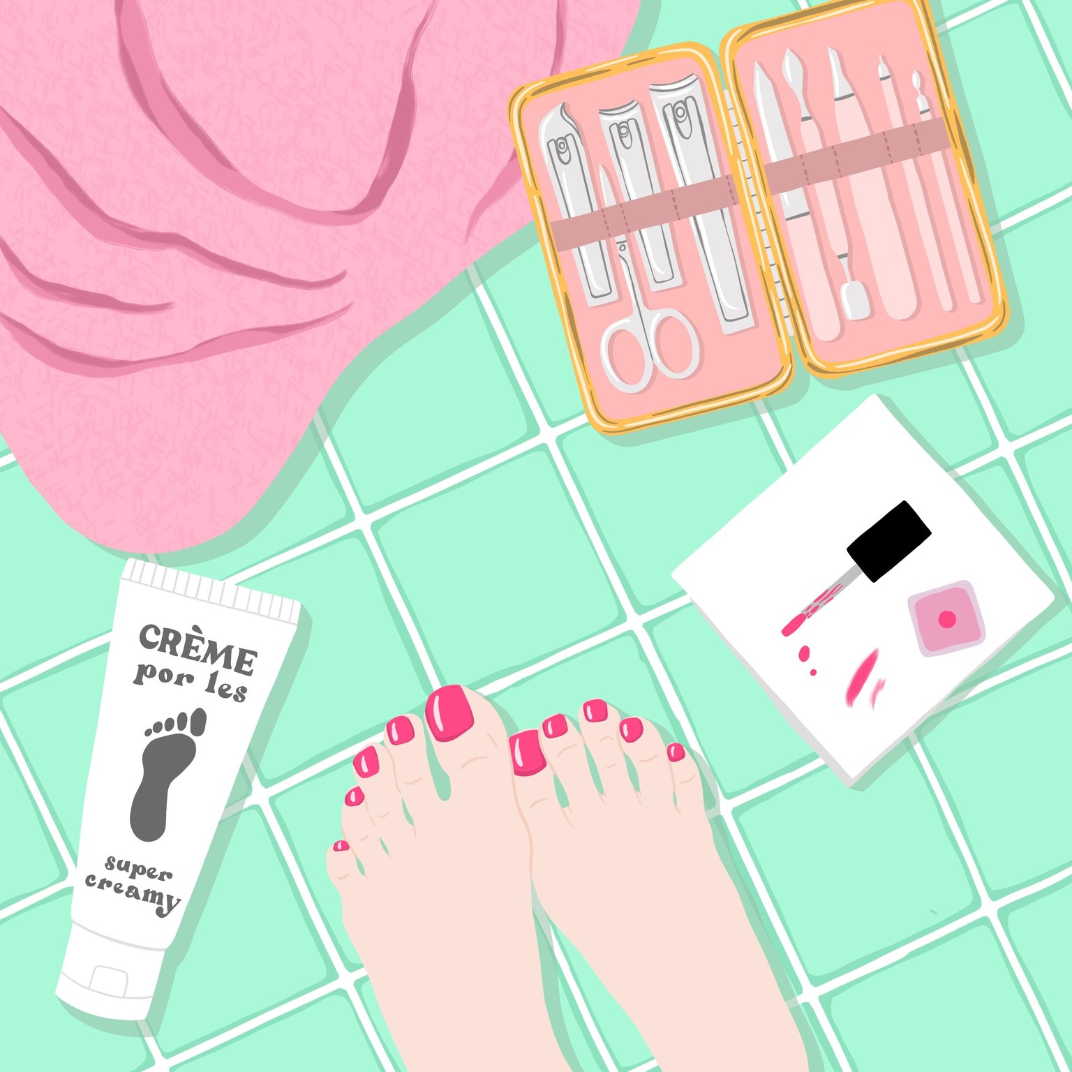 Flatlay Illustrations - image 7 - student project