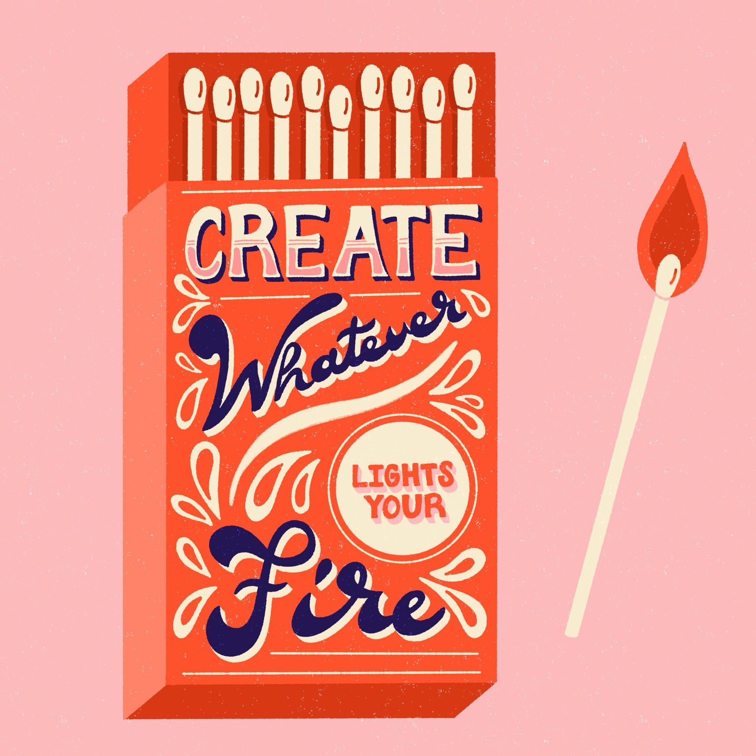 Lettering and Illustration - image 4 - student project