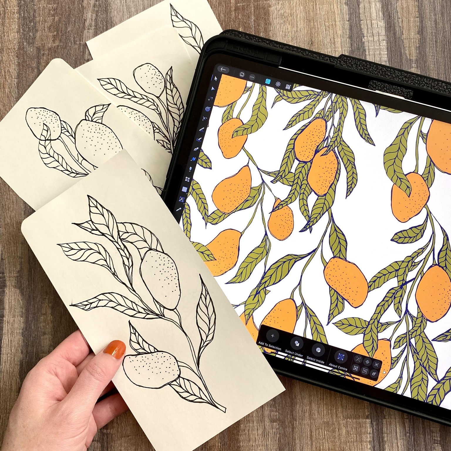 Vectors Made from Hand Drawn Images - image 1 - student project