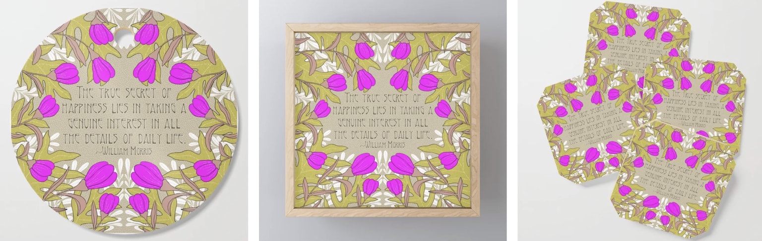 Art Nouveau Illustrations Made in Procreate - image 7 - student project