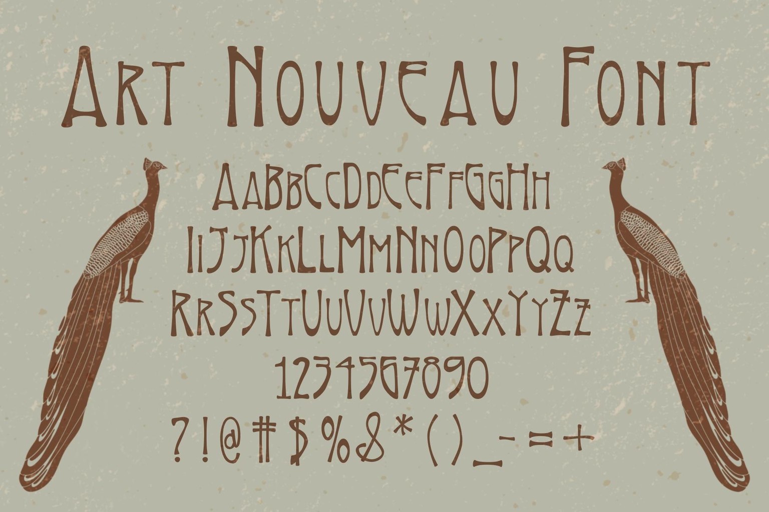 Vintage Inspired Fonts - image 12 - student project