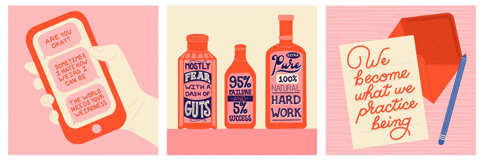 Lettering and Illustration - image 5 - student project