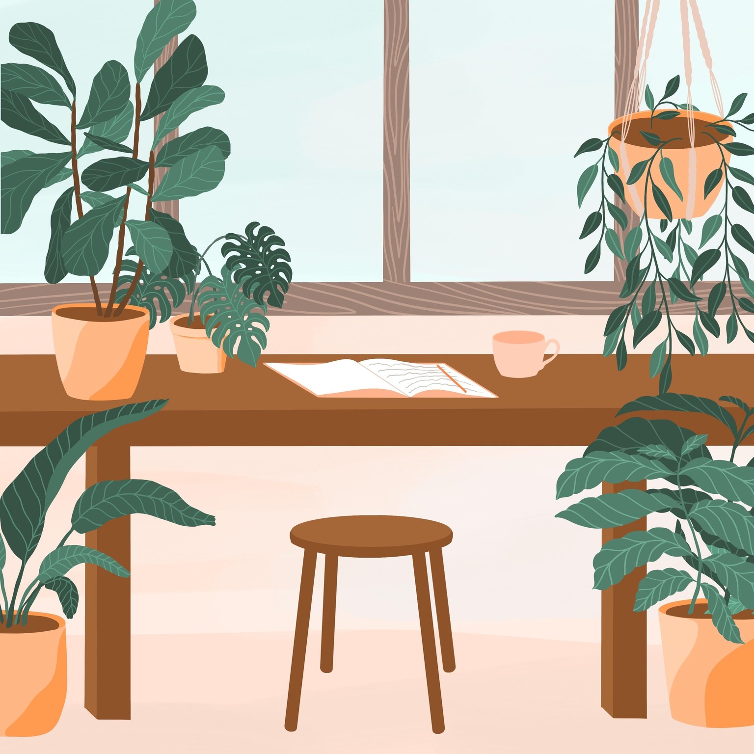 Plant Illustrations in Procreate - image 3 - student project