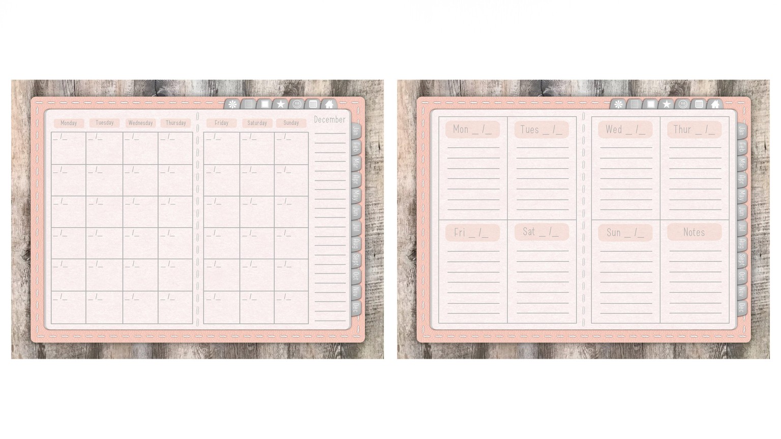 Pastel Pink Planner - image 3 - student project