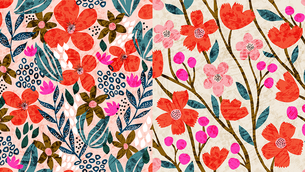 Wildflower Pattern Collection - image 8 - student project