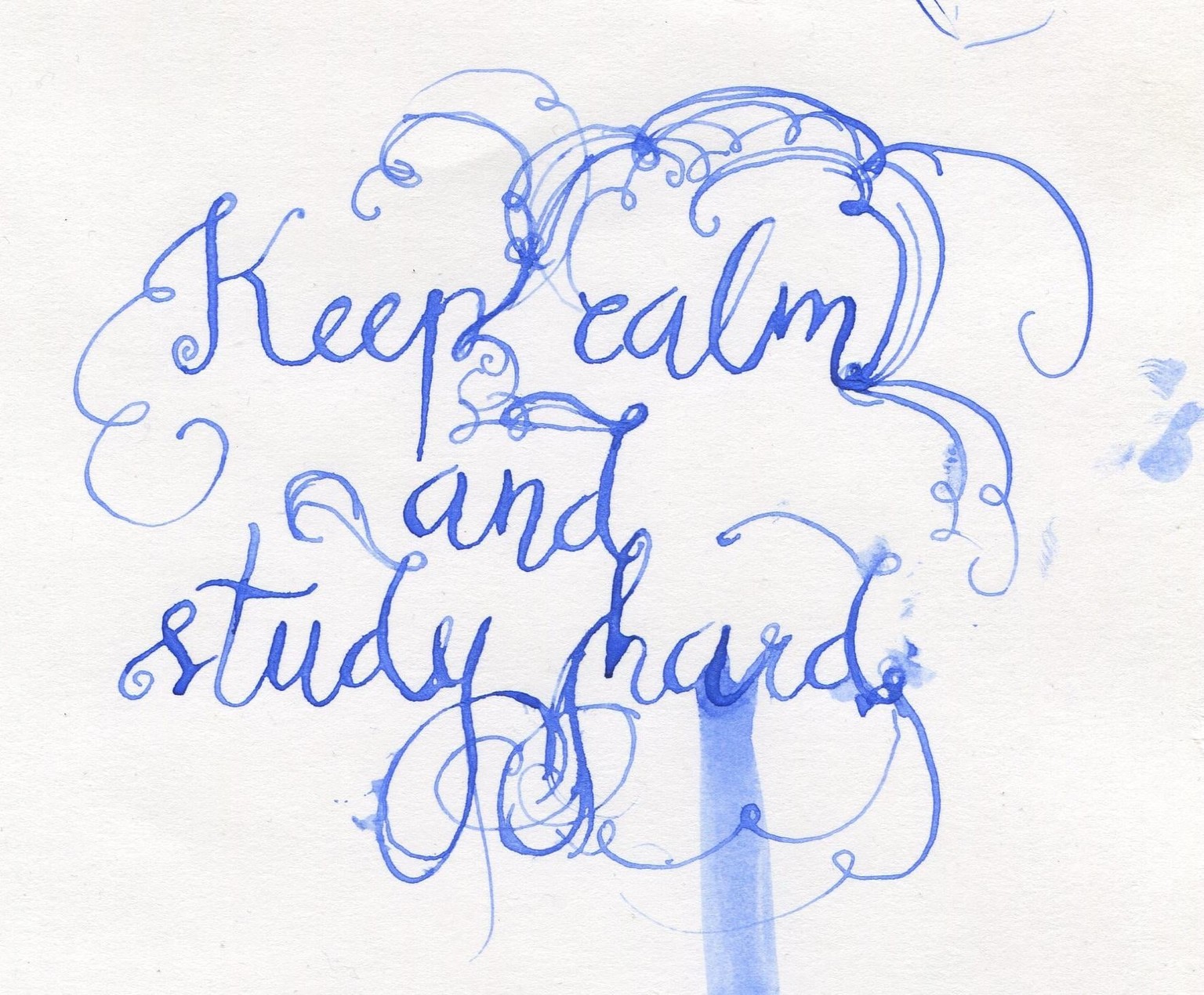 Keep calm and study modern calligraphy - image 1 - student project
