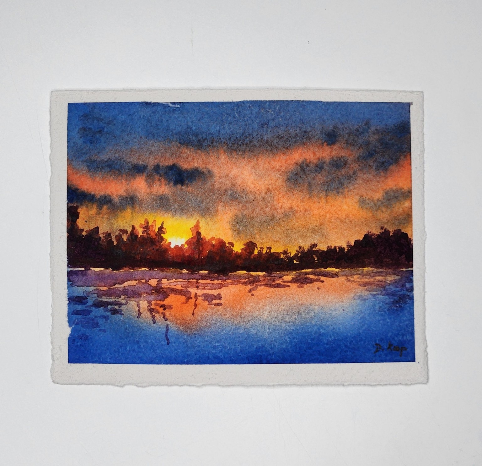 Sunset at the Pond - image 1 - student project