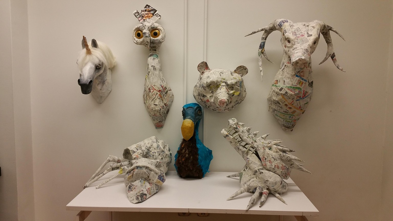 Paper Mache Sculptures - image 1 - student project