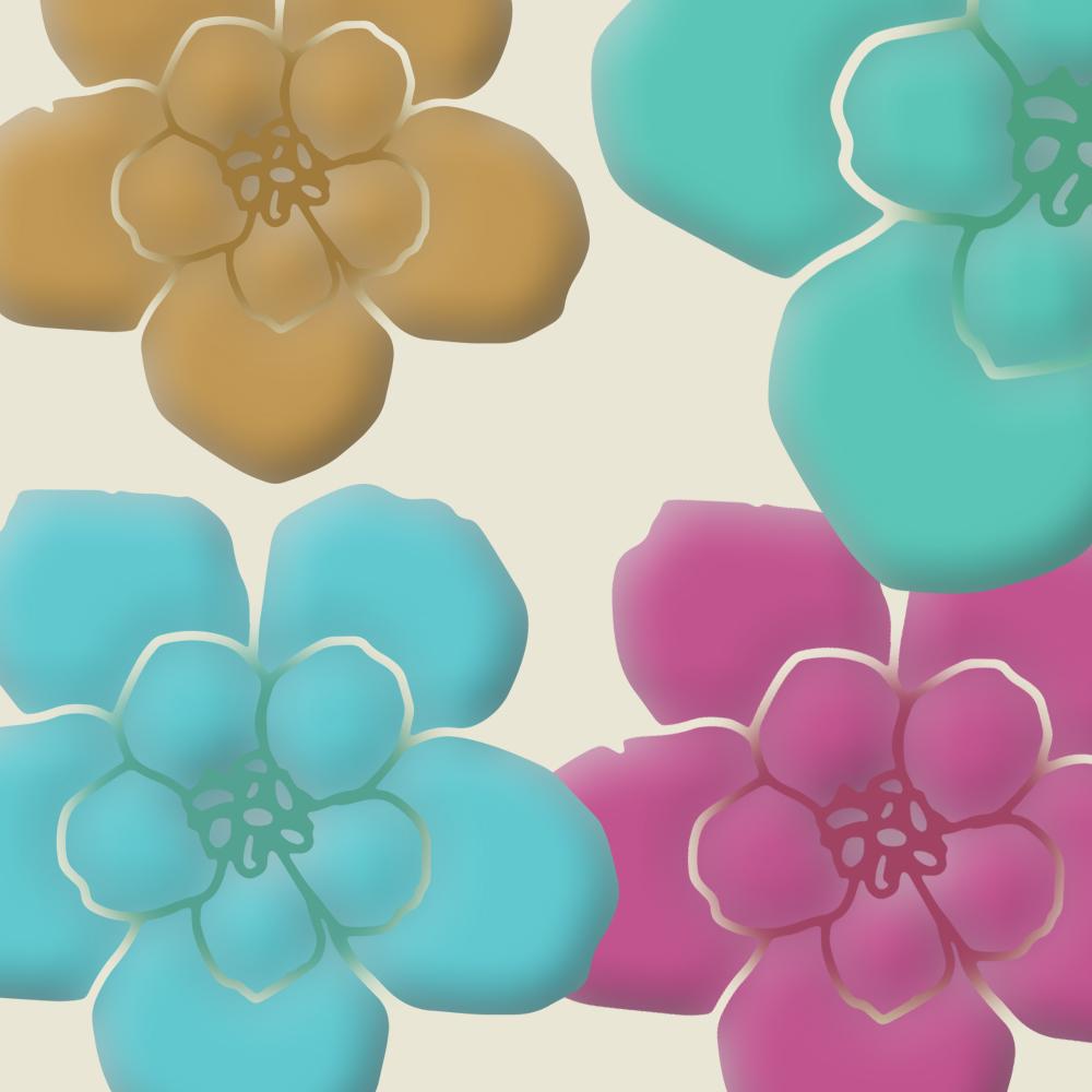Colorful posies - image 1 - student project