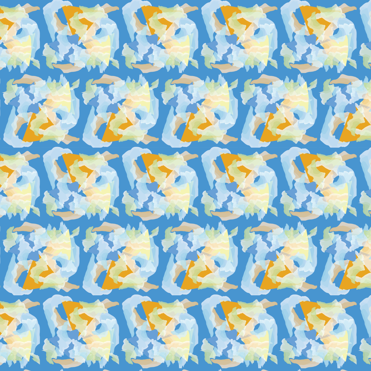 brushy shape pattern - image 1 - student project