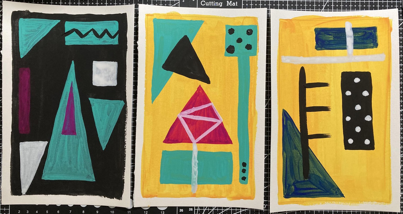 Playing with gouache - image 1 - student project