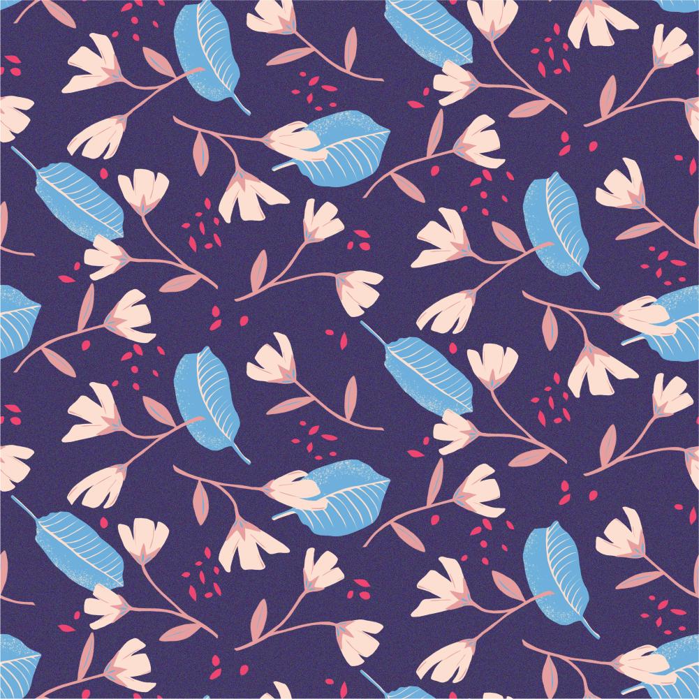 tossed half drop repeat - image 1 - student project