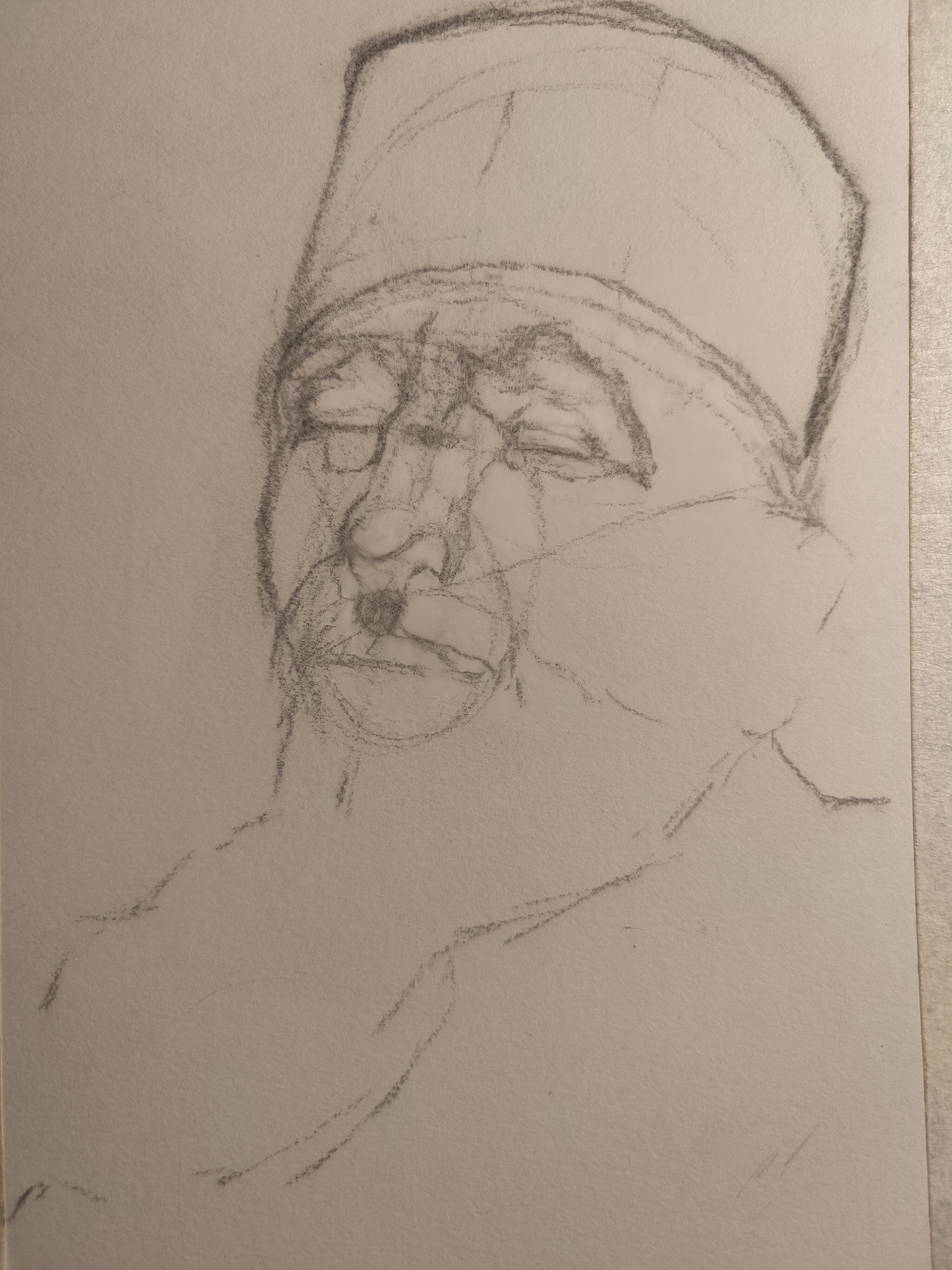Charcoal Portrait Study - image 1 - student project