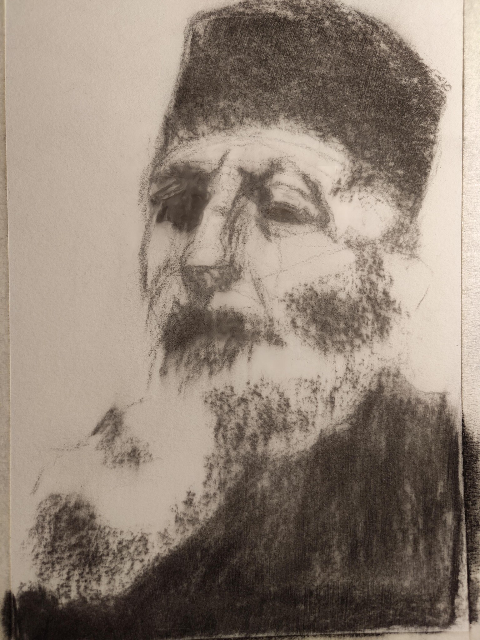 Charcoal Portrait Study - image 2 - student project